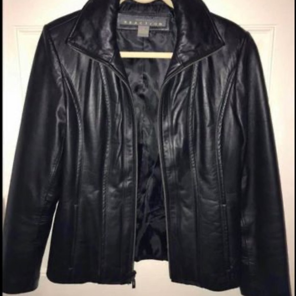 Kenneth Cole Genuine Leather Jacket - Picture 2 of 3